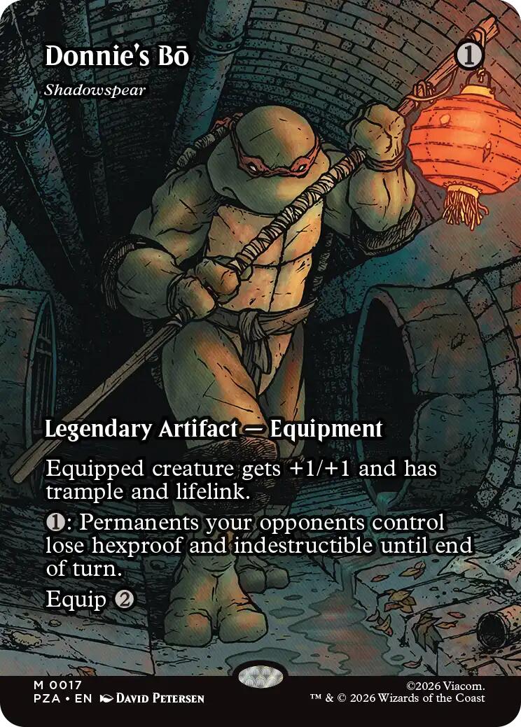 Donnie's Bo - Shadowspear (Borderless) [Teenage Mutant Ninja Turtles Eternal-Legal] | Lots Moore NSW