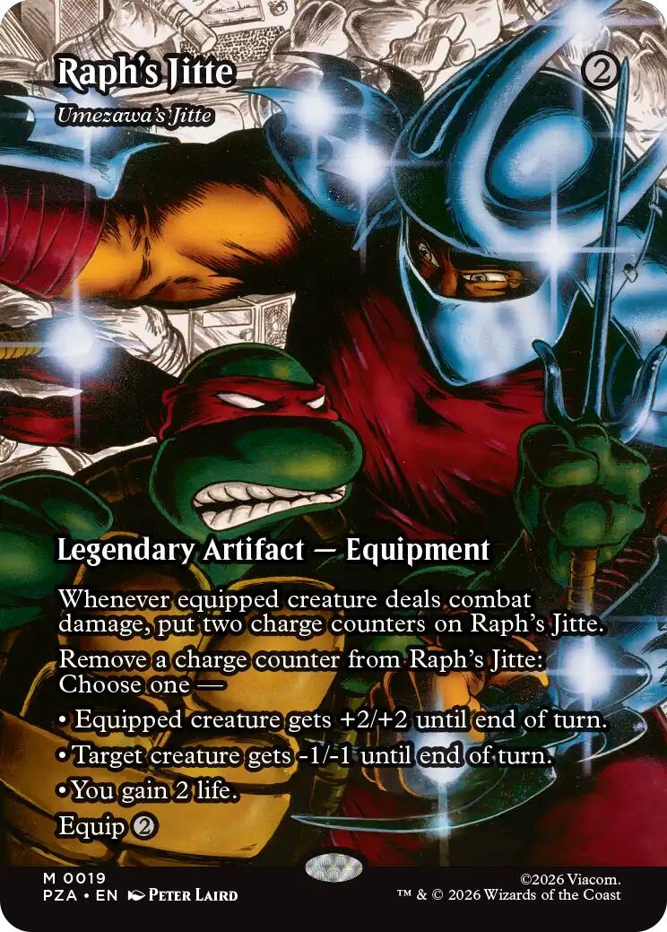 Raph's Jitte - Umezawa's Jitte (Borderless) [Teenage Mutant Ninja Turtles Eternal-Legal] | Lots Moore NSW