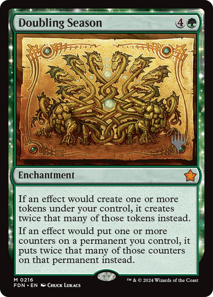 Doubling Season [Foundations Promos] | Lots Moore NSW