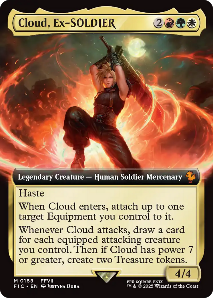 Cloud, Ex-SOLDIER (Extended Art) [FINAL FANTASY Commander] | Lots Moore NSW