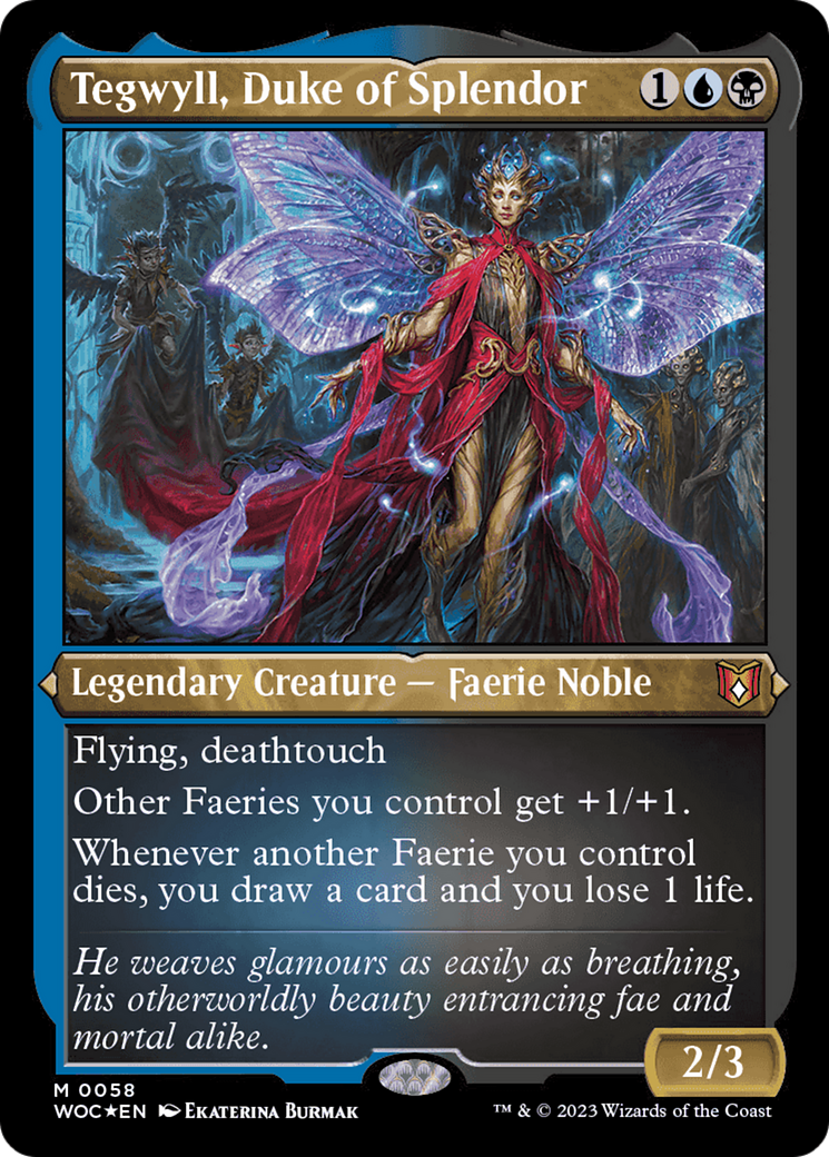Tegwyll, Duke of Splendor (Display Commander) [Wilds of Eldraine Commander] | Lots Moore NSW