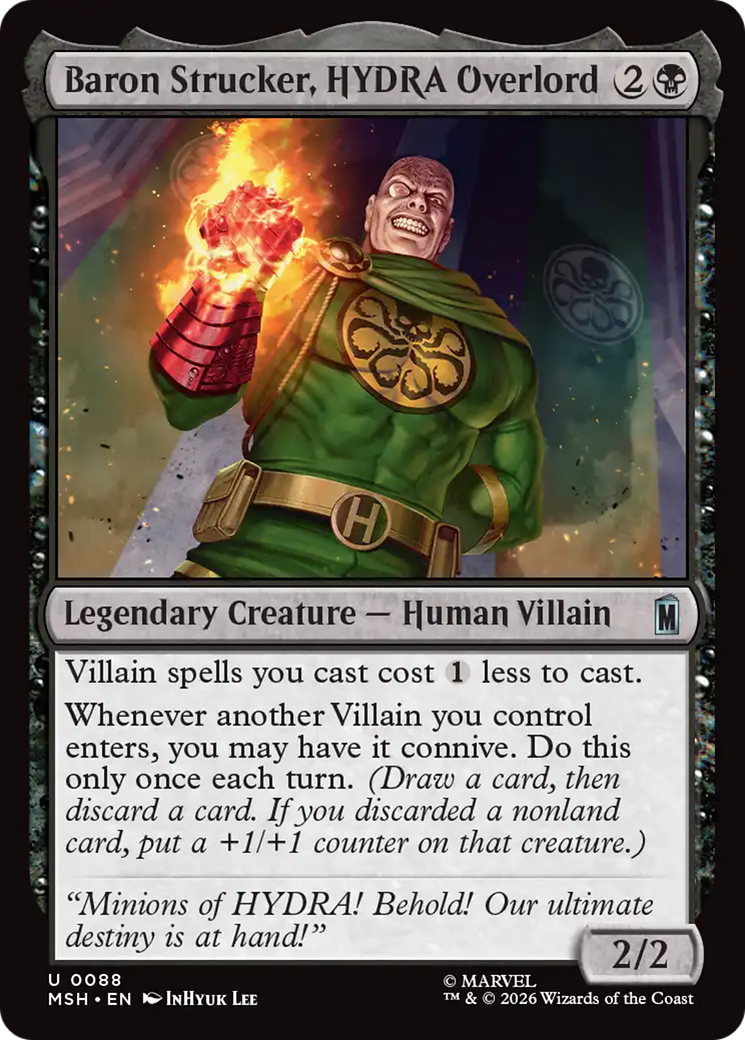 Baron Strucker, HYDRA Overlord [Marvel Super Heroes] | Lots Moore NSW