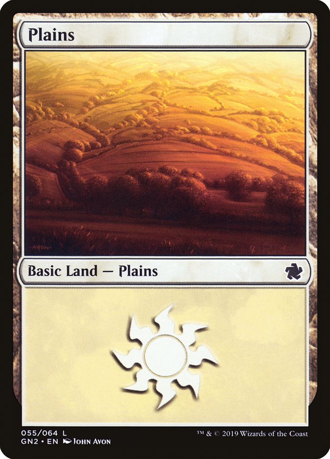 Plains (55) [Game Night 2019] | Lots Moore NSW