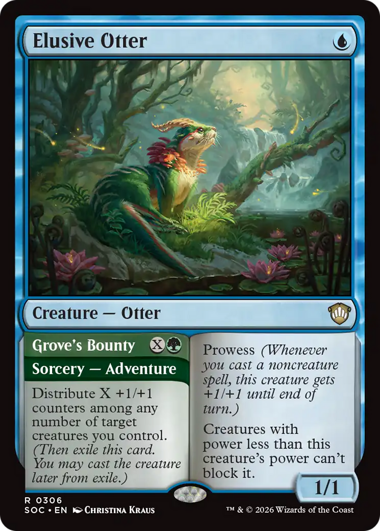 Elusive Otter [Secrets of Strixhaven Commander] | Lots Moore NSW