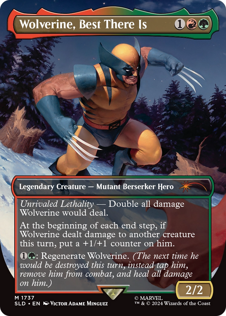 Wolverine, Best There Is (Rainbow Foil) [Secret Lair Drop Series] | Lots Moore NSW