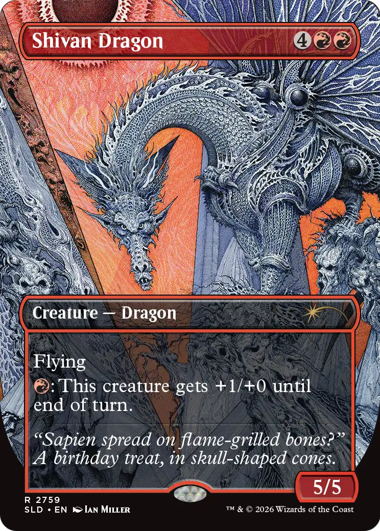 Shivan Dragon (2759) [Secret Lair Drop Series] | Lots Moore NSW