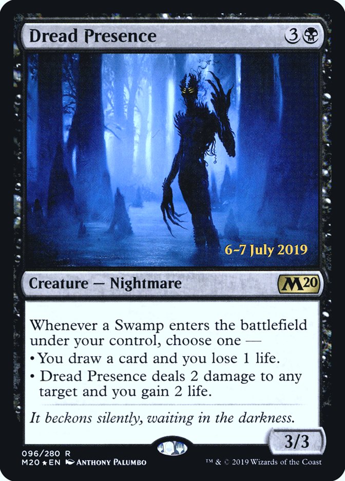 Dread Presence [Core Set 2020 Prerelease Promos] | Lots Moore NSW