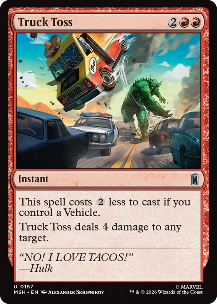 Truck Toss [Marvel Super Heroes] | Lots Moore NSW