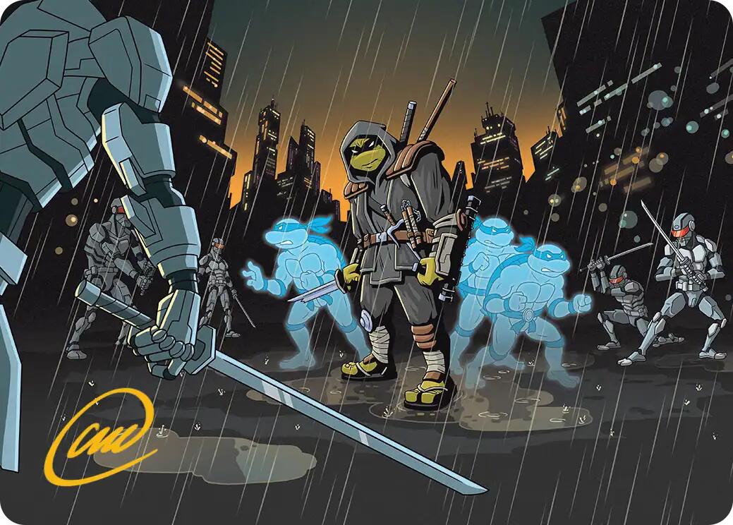 The Last Ronin's Technique Art Card (Gold-Stamped Signature) [Teenage Mutant Ninja Turtles Art Series] | Lots Moore NSW