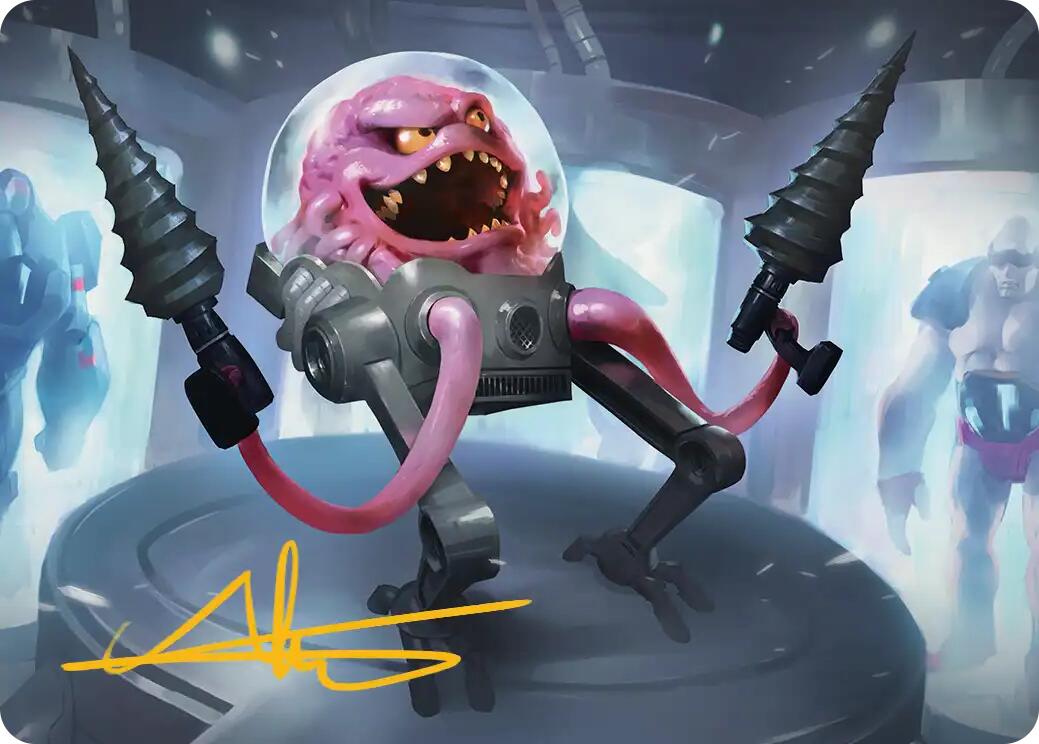 Krang, Master Mind Art Card (4/54) (Gold-Stamped Signature) [Teenage Mutant Ninja Turtles Art Series] | Lots Moore NSW