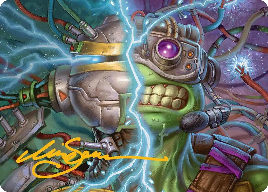 Mind Transfer Protocol Art Card (Gold-Stamped Signature) [Teenage Mutant Ninja Turtles Art Series] | Lots Moore NSW