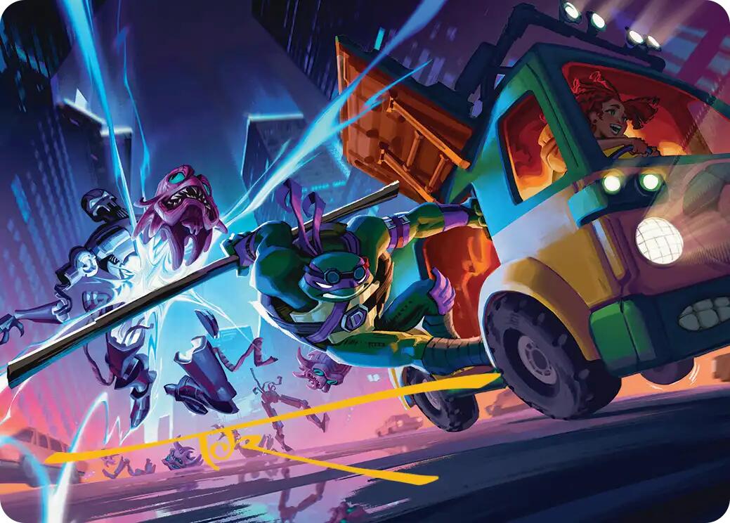 Donatello, Rad Scientist Art Card (Gold-Stamped Signature) [Teenage Mutant Ninja Turtles Art Series] | Lots Moore NSW
