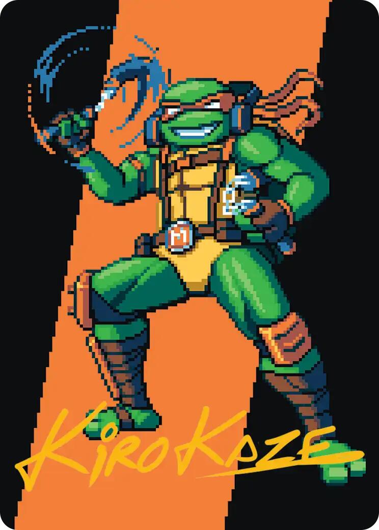 Michelangelo, the Heart Art Card (Gold-Stamped Signature) [Teenage Mutant Ninja Turtles Art Series] | Lots Moore NSW
