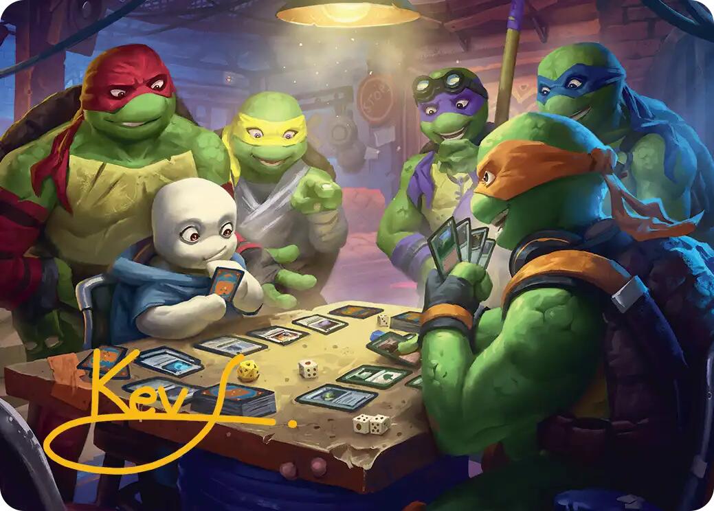 Lessons from Life Art Card (Gold-Stamped Signature) [Teenage Mutant Ninja Turtles Art Series] | Lots Moore NSW
