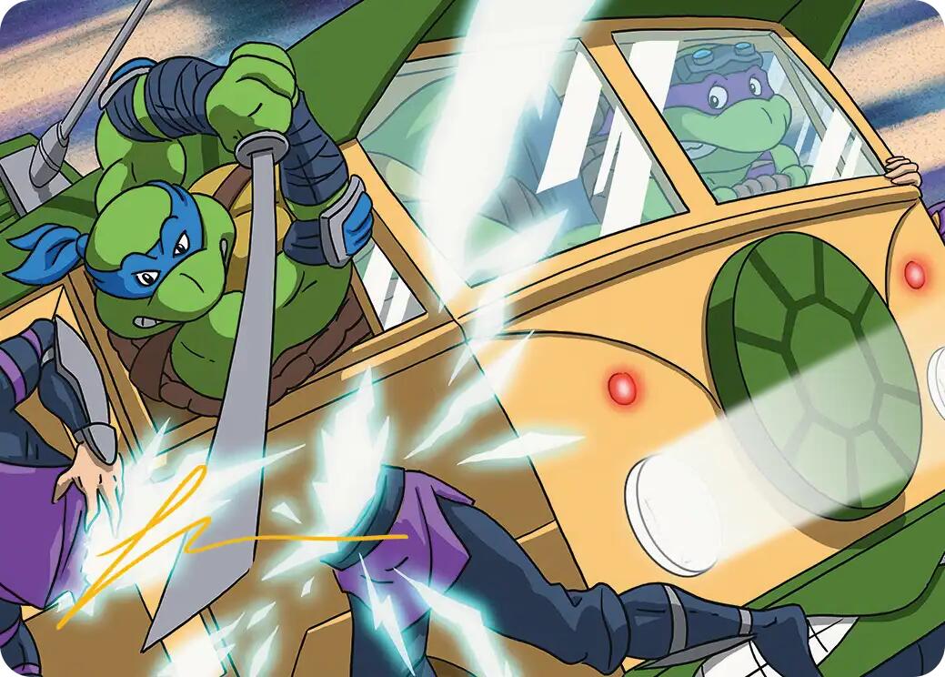 Don & Leo, Problem Solvers Art Card (Gold-Stamped Signature) [Teenage Mutant Ninja Turtles Art Series] | Lots Moore NSW