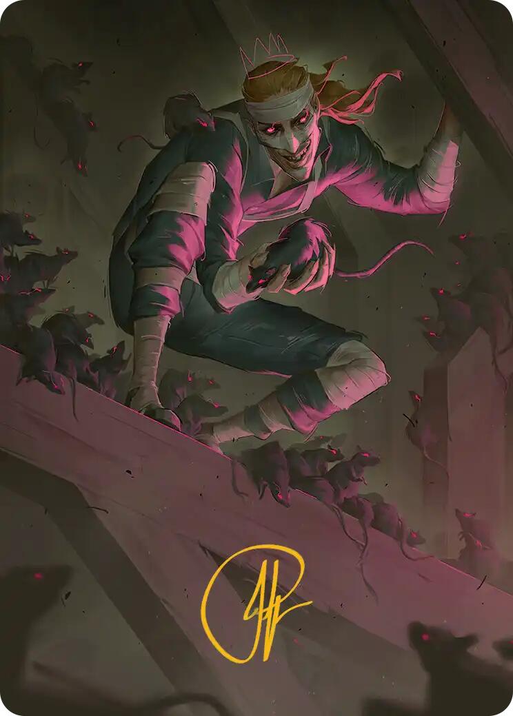 Rat King, the Chaosbringer Art Card (Gold-Stamped Signature) [Teenage Mutant Ninja Turtles Art Series] | Lots Moore NSW