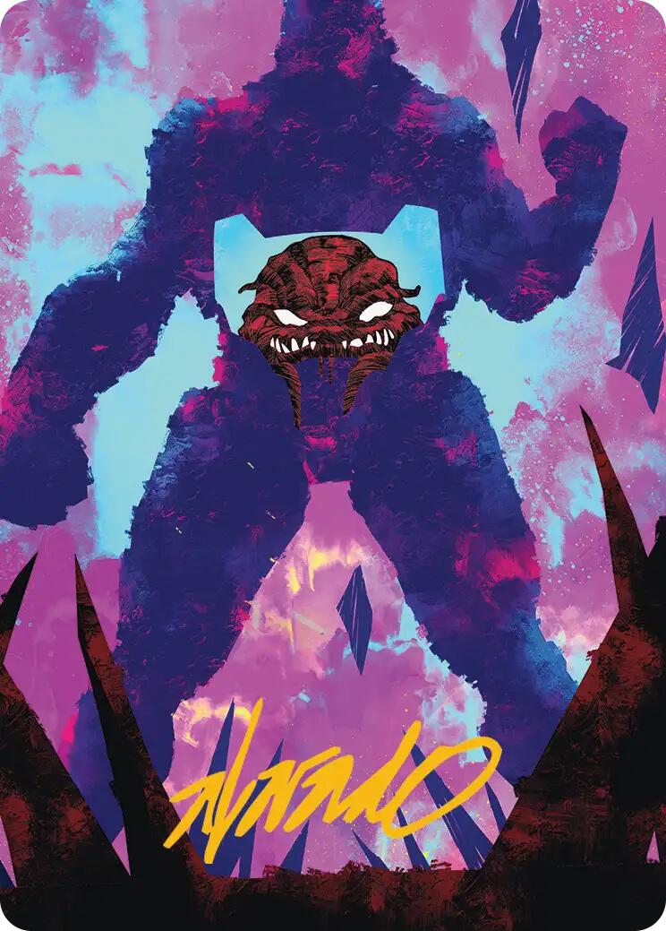Krang, Utrom Warlord Art Card (Gold-Stamped Signature) [Teenage Mutant Ninja Turtles Art Series] | Lots Moore NSW