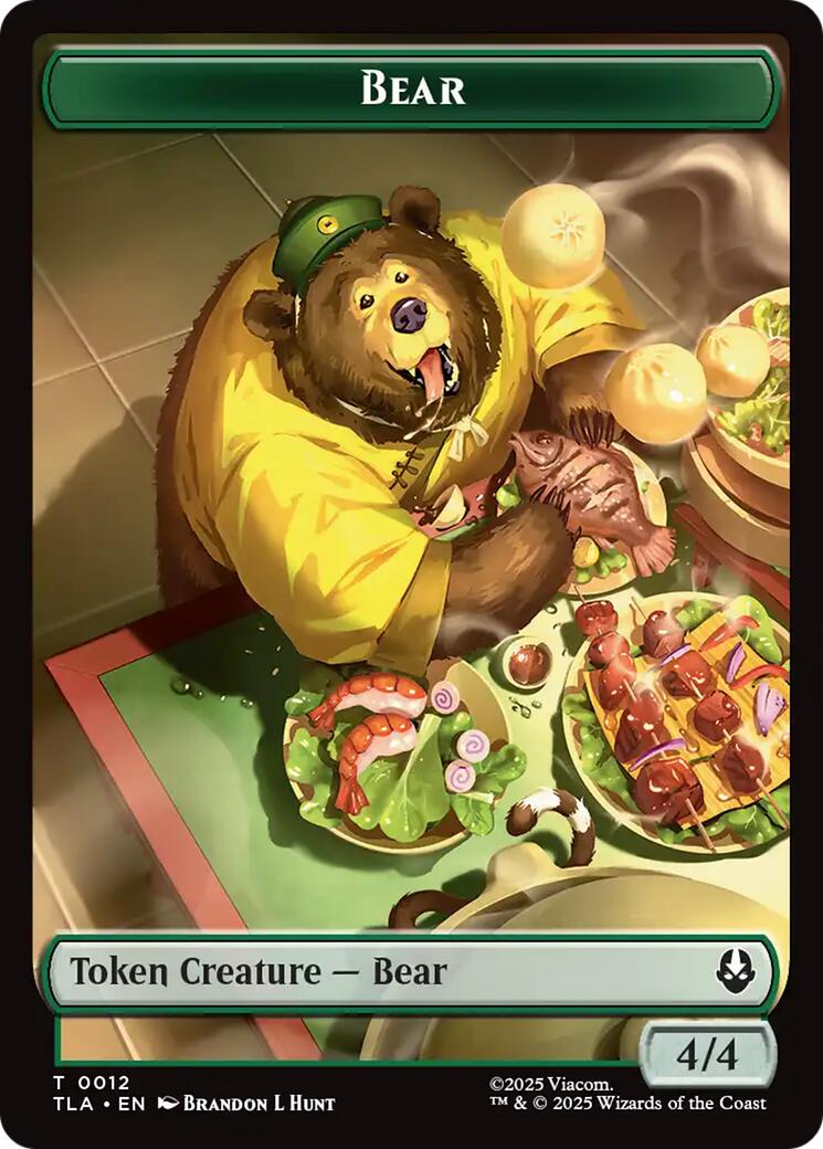 Ally (0006) // Bear Double-Sided Tokens [Avatar: The Last Airbender Tokens] | Lots Moore NSW