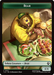 Ally (0006) // Bear Double-Sided Tokens [Avatar: The Last Airbender Tokens] | Lots Moore NSW