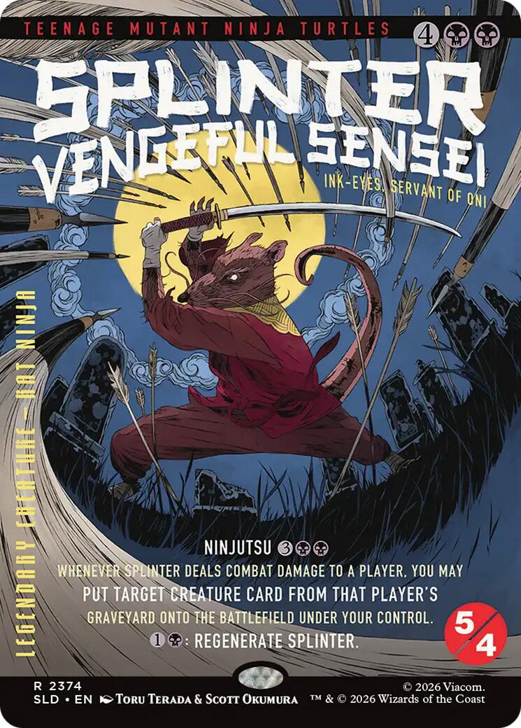 Splinter, Vengeful Sensei - Ink-Eyes, Servant of Oni [Secret Lair Drop Series] | Lots Moore NSW