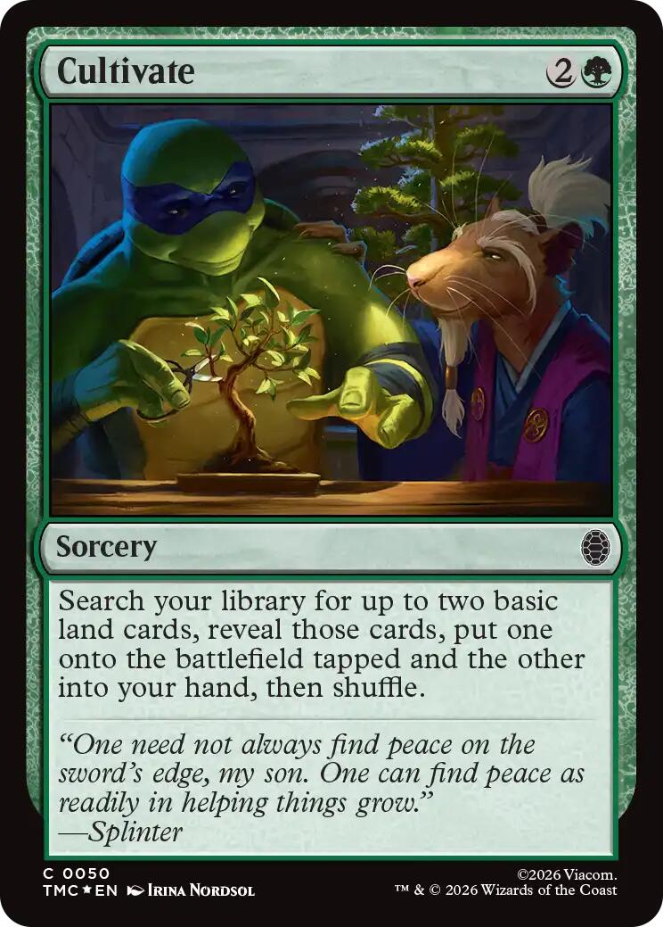 Cultivate (Surge Foil) [Teenage Mutant Ninja Turtles Commander] | Lots Moore NSW