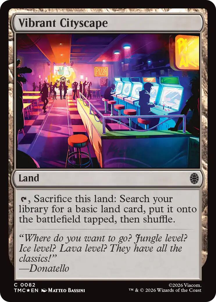Vibrant Cityscape (Surge Foil) [Teenage Mutant Ninja Turtles Commander] | Lots Moore NSW