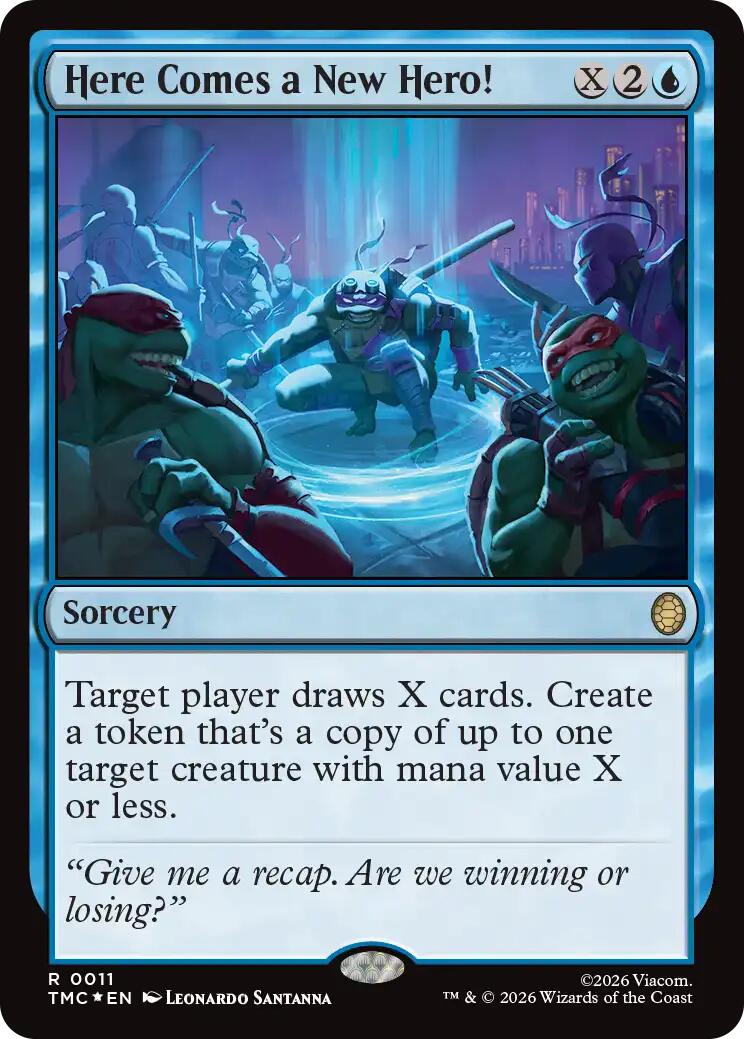 Here Comes a New Hero! (Surge Foil) [Teenage Mutant Ninja Turtles Commander] | Lots Moore NSW