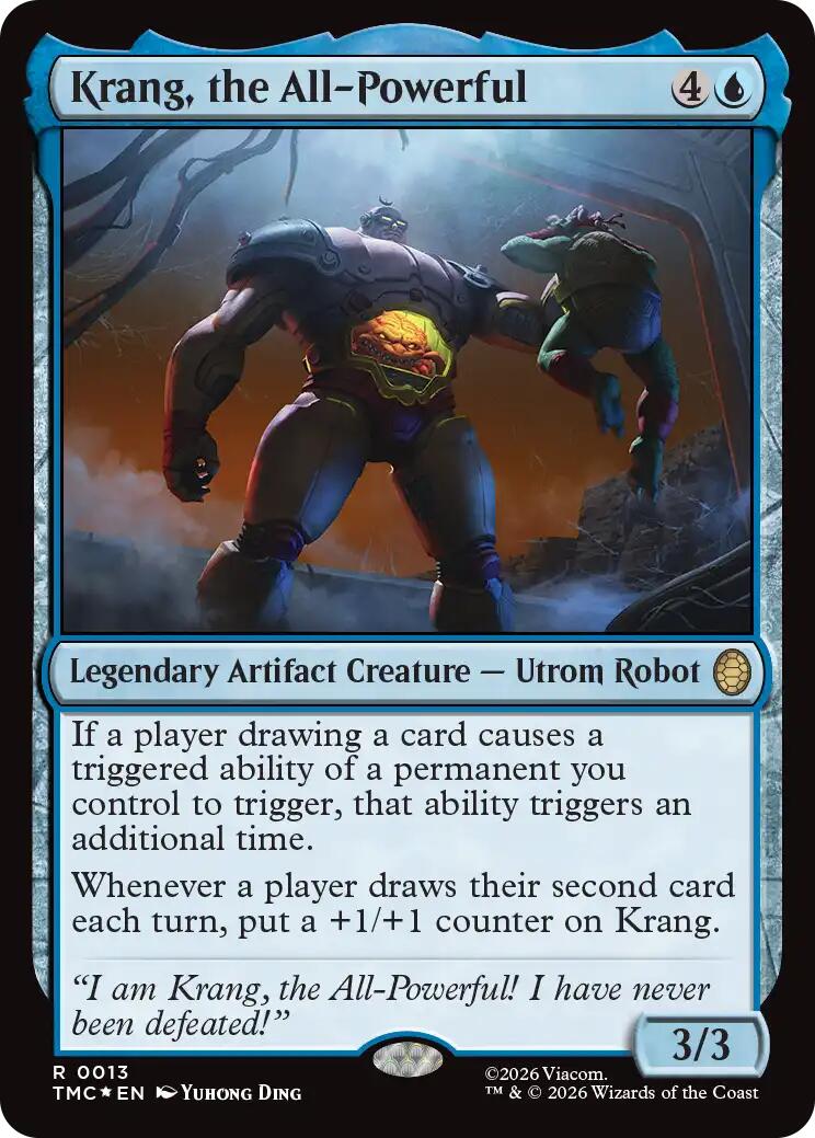 Krang, the All-Powerful (Surge Foil) [Teenage Mutant Ninja Turtles Commander] | Lots Moore NSW