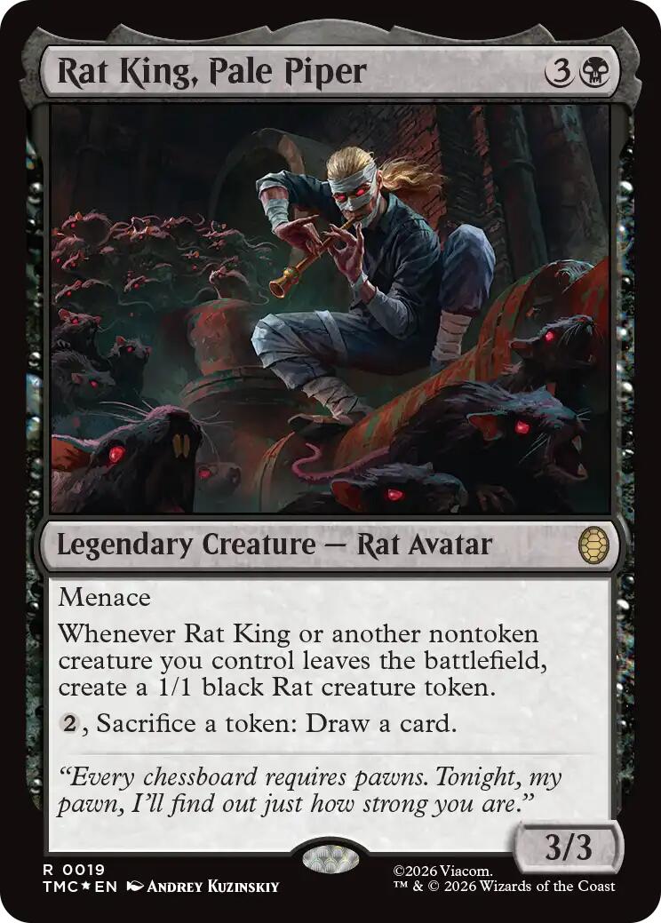 Rat King, Pale Piper (Surge Foil) [Teenage Mutant Ninja Turtles Commander] | Lots Moore NSW