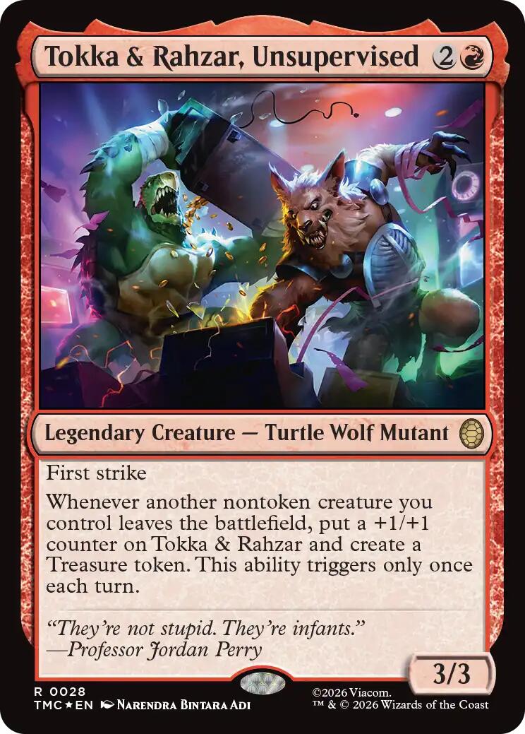 Tokka & Rahzar, Unsupervised (Surge Foil) [Teenage Mutant Ninja Turtles Commander] | Lots Moore NSW