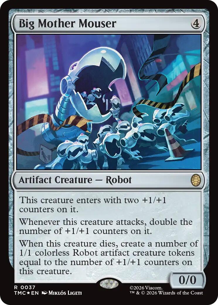 Big Mother Mouser (Surge Foil) [Teenage Mutant Ninja Turtles Commander] | Lots Moore NSW