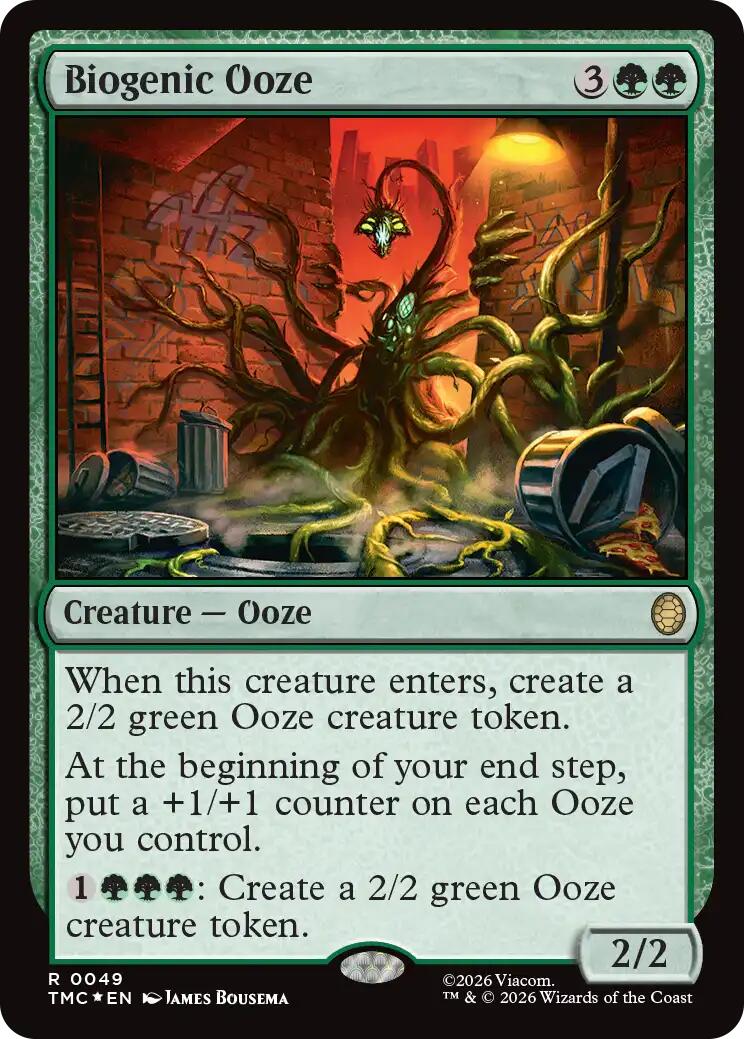 Biogenic Ooze (Surge Foil) [Teenage Mutant Ninja Turtles Commander] | Lots Moore NSW