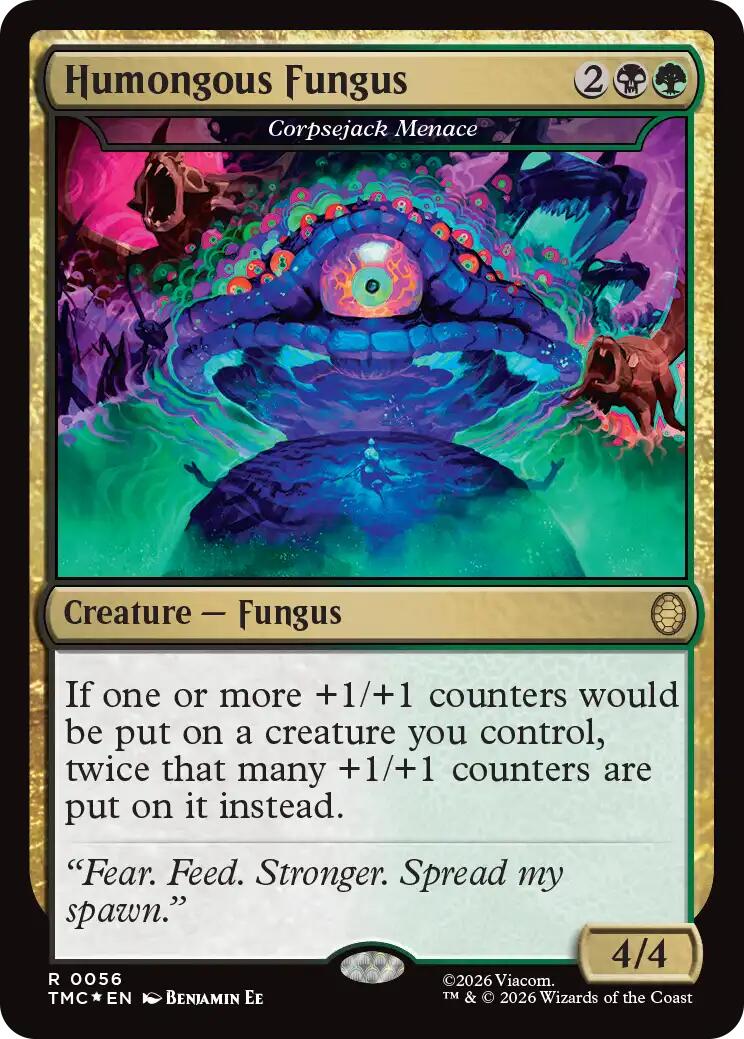 Humongous Fungus - Corpsejack Menace (Surge Foil) [Teenage Mutant Ninja Turtles Commander] | Lots Moore NSW