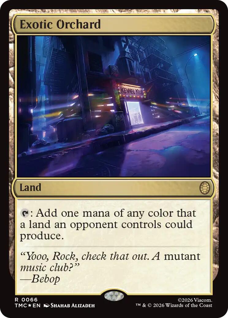Exotic Orchard (Surge Foil) [Teenage Mutant Ninja Turtles Commander] | Lots Moore NSW