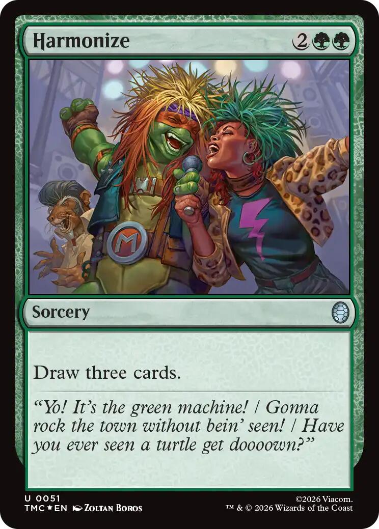 Harmonize (Surge Foil) [Teenage Mutant Ninja Turtles Commander] | Lots Moore NSW