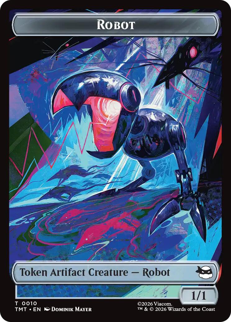 Treasure // Robot Double-Sided Token [Teenage Mutant Ninja Turtles Commander Tokens] | Lots Moore NSW