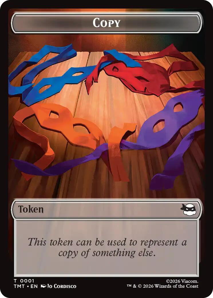 Ooze // Copy Double-Sided Token [Teenage Mutant Ninja Turtles Commander Tokens] | Lots Moore NSW