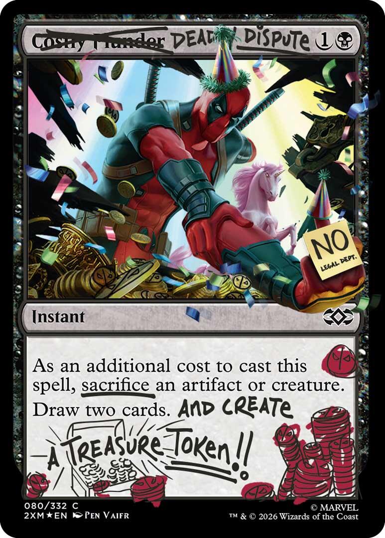 Deadly Dispute (080) (Pool Party Foil) [Secret Lair Drop Series] | Lots Moore NSW