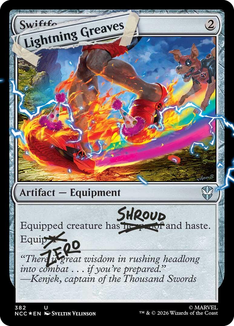 Lightning Greaves (382) (Pool Party Foil) [Secret Lair Drop Series] | Lots Moore NSW