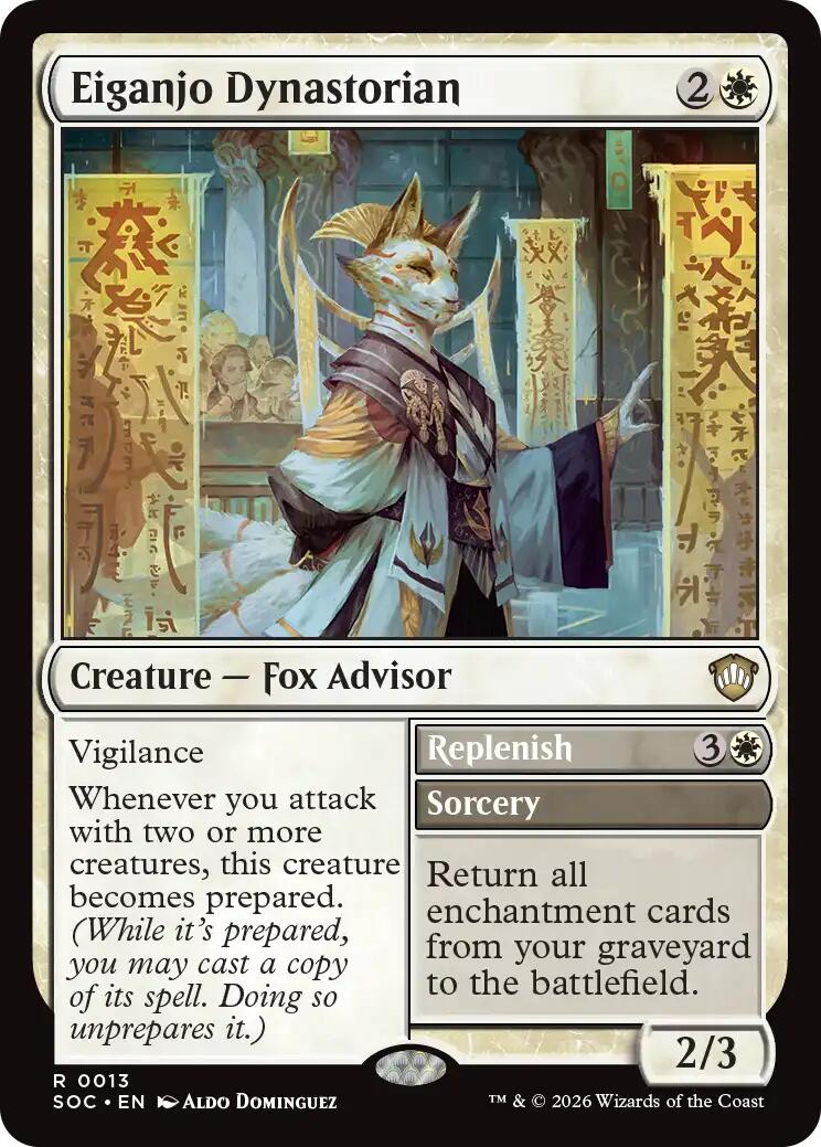 Eiganjo Dynastorian [Secrets of Strixhaven Commander] Magic: The Gathering | Lots Moore NSW