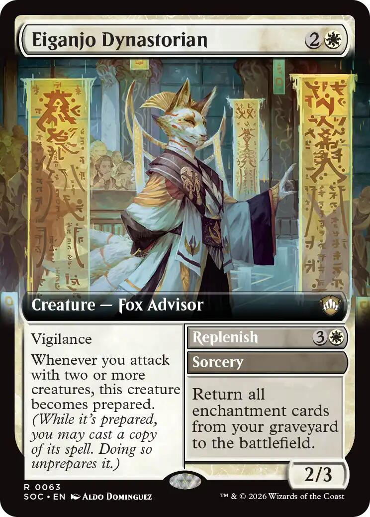 Eiganjo Dynastorian (Extended Art) [Secrets of Strixhaven Commander] Magic: The Gathering | Lots Moore NSW