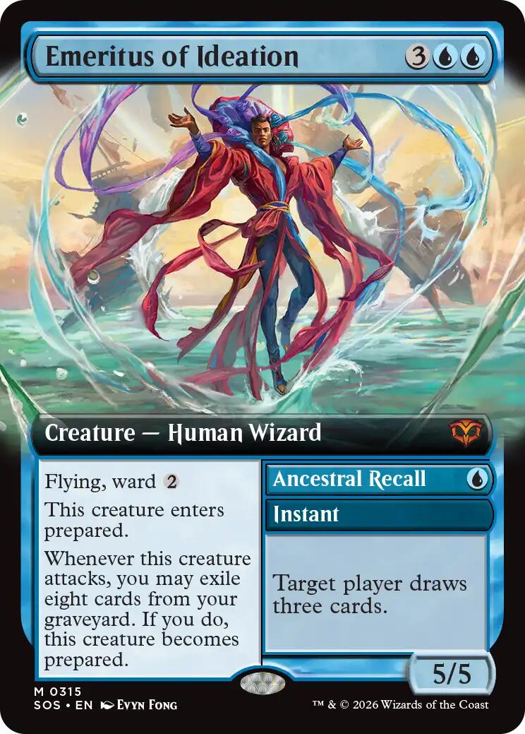 Emeritus of Ideation (Extended Art) [Secrets of Strixhaven] | Lots Moore NSW