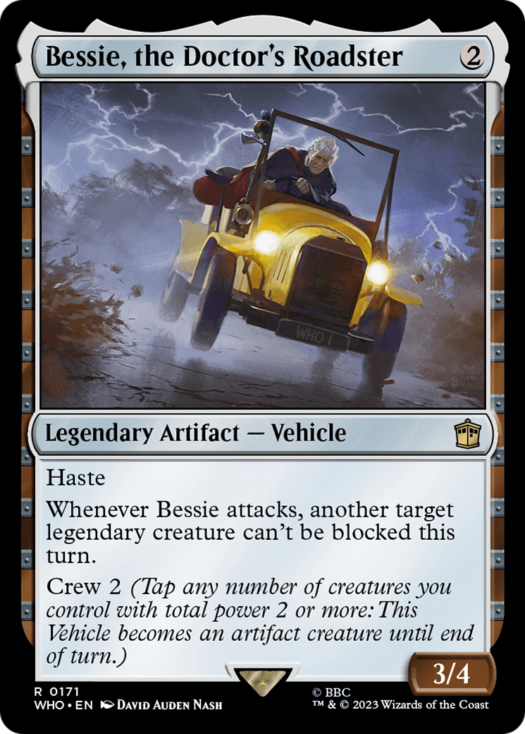 Bessie, the Doctor's Roadster [Doctor Who] | Lots Moore NSW