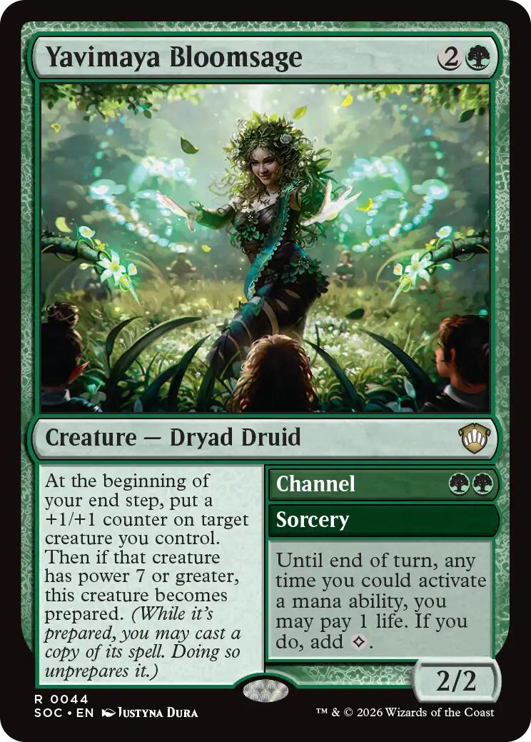 Yavimaya Bloomsage [Secrets of Strixhaven Commander] Magic: The Gathering | Lots Moore NSW