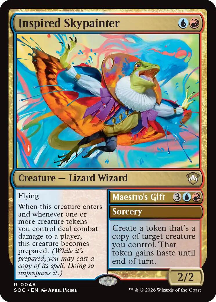 Inspired Skypainter [Secrets of Strixhaven Commander] | Lots Moore NSW