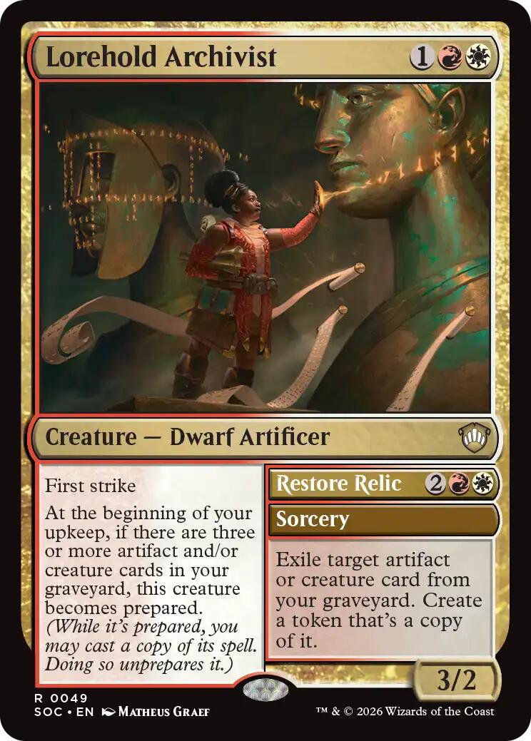 Lorehold Archivist [Secrets of Strixhaven Commander] | Lots Moore NSW