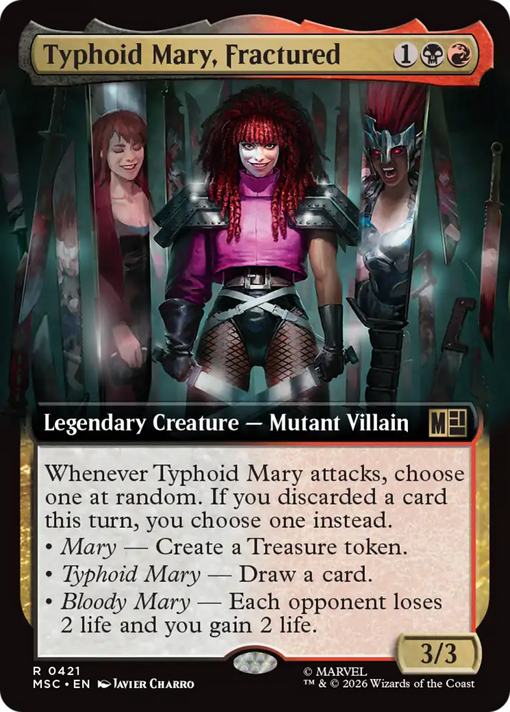 Typhoid Mary, Fractured (Extended Art) [Marvel Super Heroes Commander] | Lots Moore NSW
