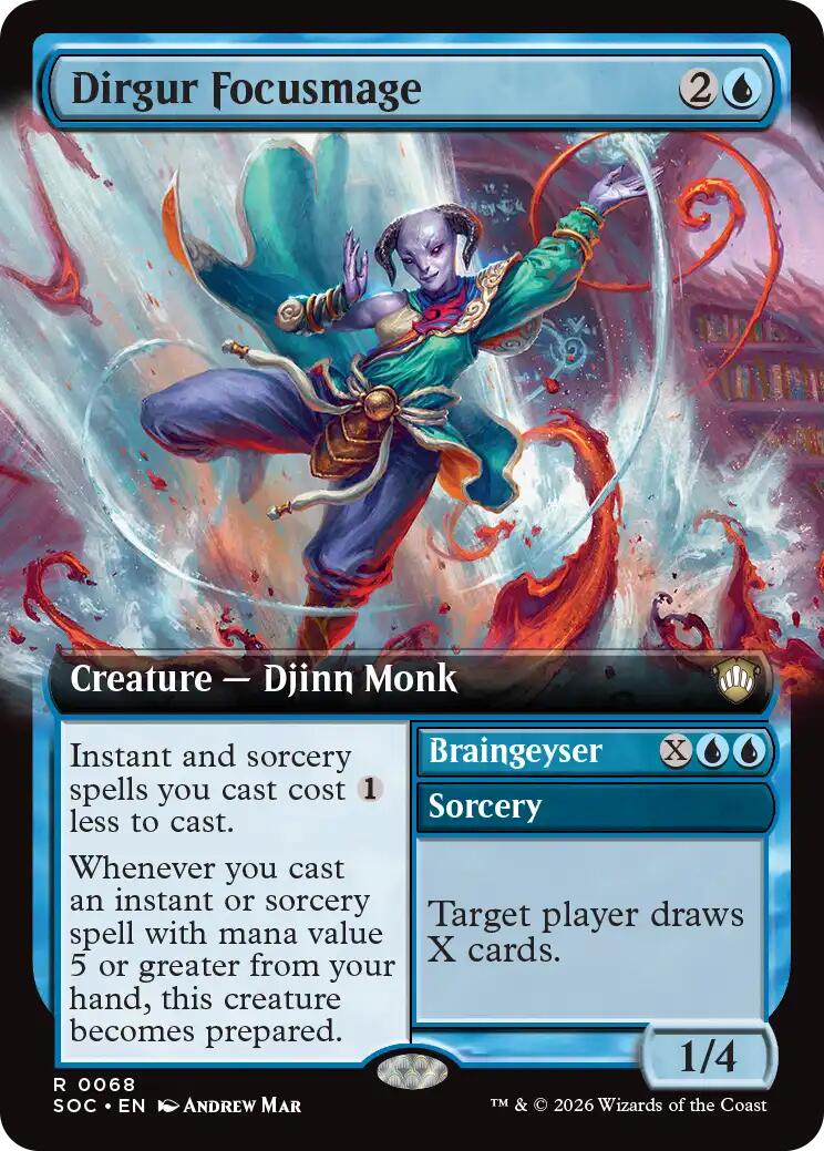 Dirgur Focusmage (Extended Art) [Secrets of Strixhaven Commander] | Lots Moore NSW
