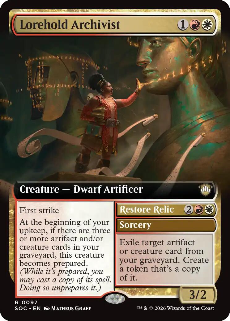 Lorehold Archivist (Extended Art) [Secrets of Strixhaven Commander] | Lots Moore NSW
