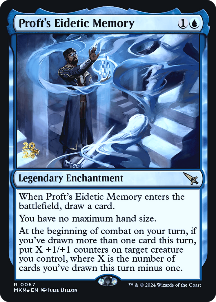 Proft's Eidetic Memory [Murders at Karlov Manor Prerelease Promos] | Lots Moore NSW